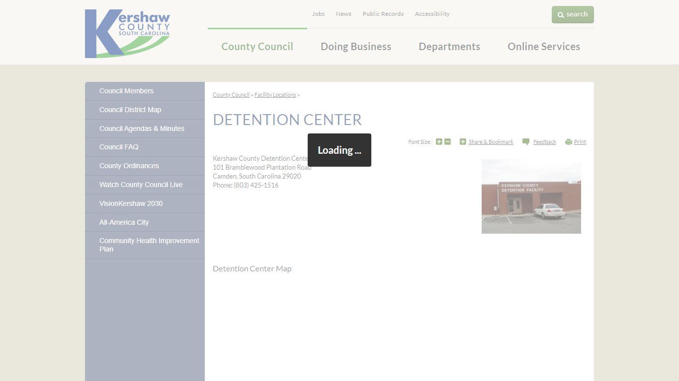 Detention Center | Kershaw County, SC