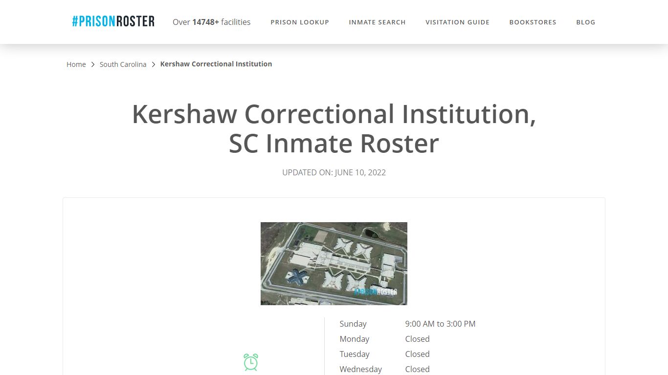 Kershaw Correctional Institution, SC Inmate Roster - Prisonroster